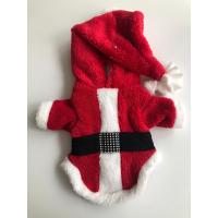 Amerikan Kumaş Şapkalı Noel Baba Taşlı Köpek Kıyafet XS
