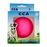 CCA Suda Batmayan Sert Pembe Renkli Köpek L Oyun Topu
