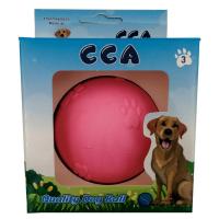 CCA Suda Batmayan Sert Pembe Renkli Köpek XL Oyun Topu