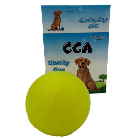 CCA Suda Batmayan Sert Sarı Renkli Köpek XL Oyun Topu