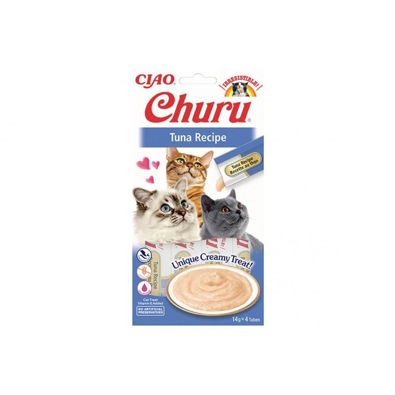 Ciao Churu Cream Ton Balıklı Kedi Ödül Kreması 4 x 14 Gr