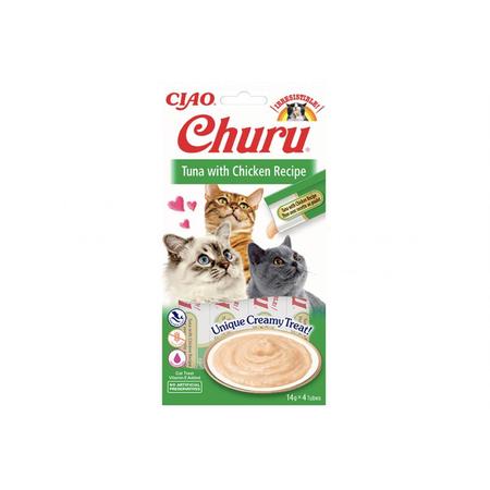 Ciao Churu Cream Ton Balıklı ve Tavuklu Kedi Ödül Kreması 4 x 14 Gr