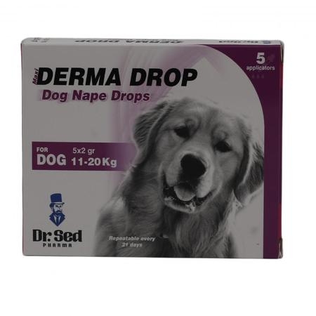 Dr. Sed Maxi Derma Drop Doğal Köpek Ense Damlası 5li Damla Paketi (11-20 Kg. Köpekler Için)