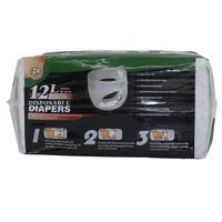 Hushpet Diapers Disposable Ader L Boy 12 Adet 2 li Paket
