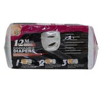 Hushpet Diapers Disposable Ader M Boy 12 Adet 4 lü Paket