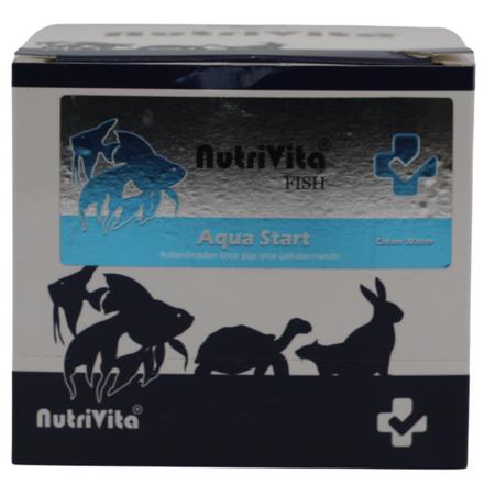 Nutrivita Aqua Start Balık Akvaryum Su Düzenleyici 30 cc 12 Adet