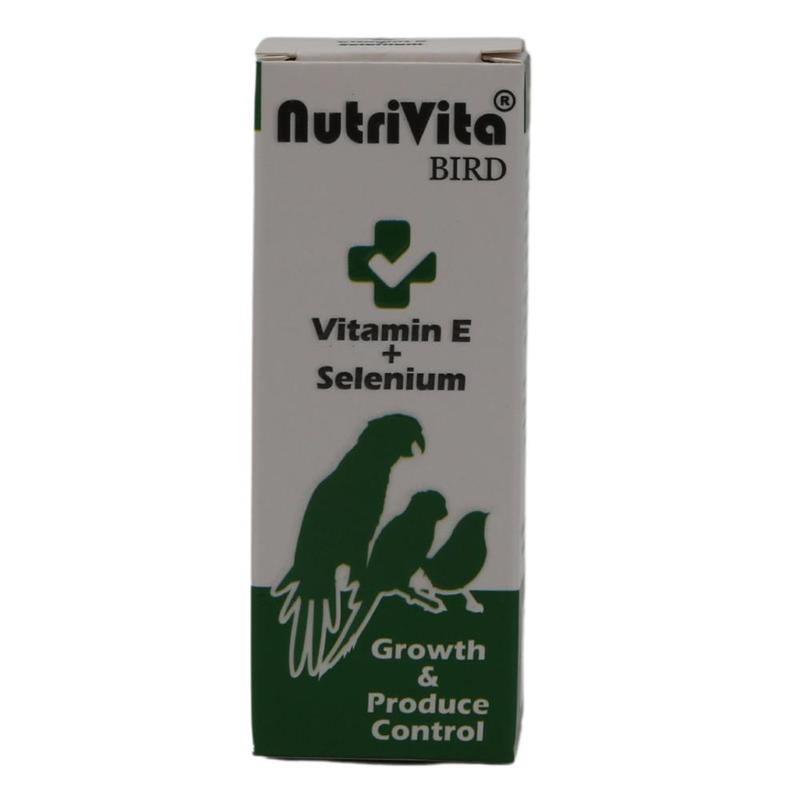 Nutrivita Vitamin E + Selenium Kuş Vitamin ve Üreme Desteği 30 cc