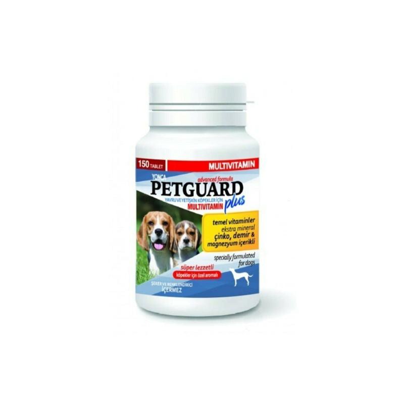 Petguard Plus Multıvıtamın Yavru Ve Yetişkin Köpekler Için Temel Vitaminler