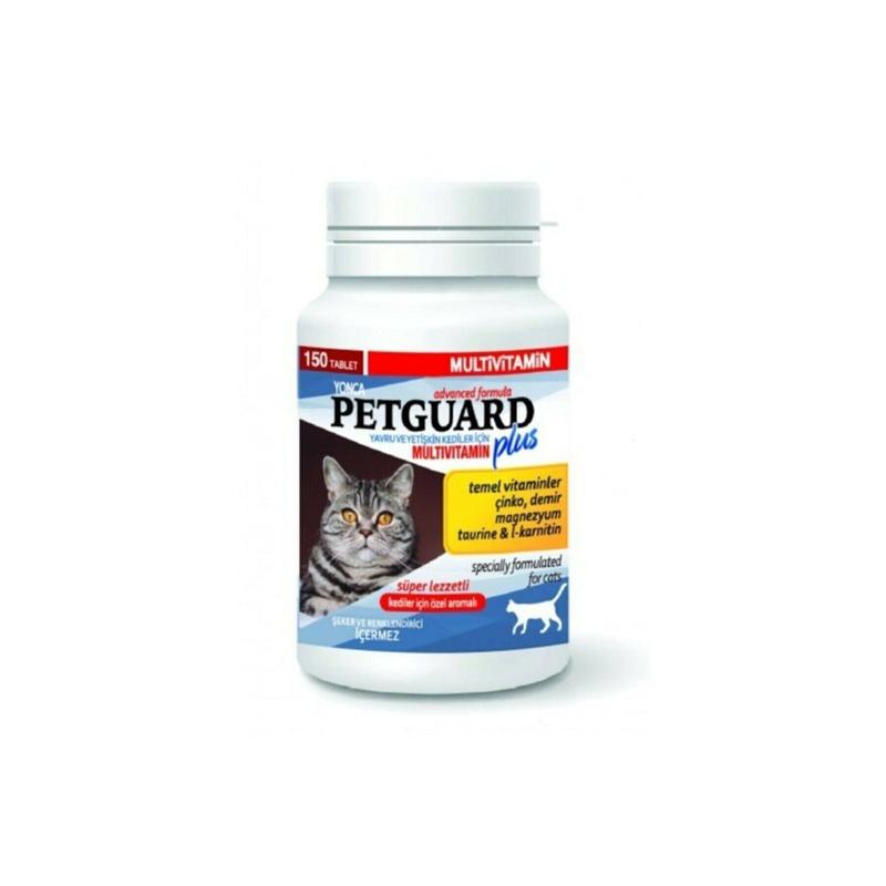  Petguard Plus Multivitamin Yavru ve Yetişkin Kediler Için